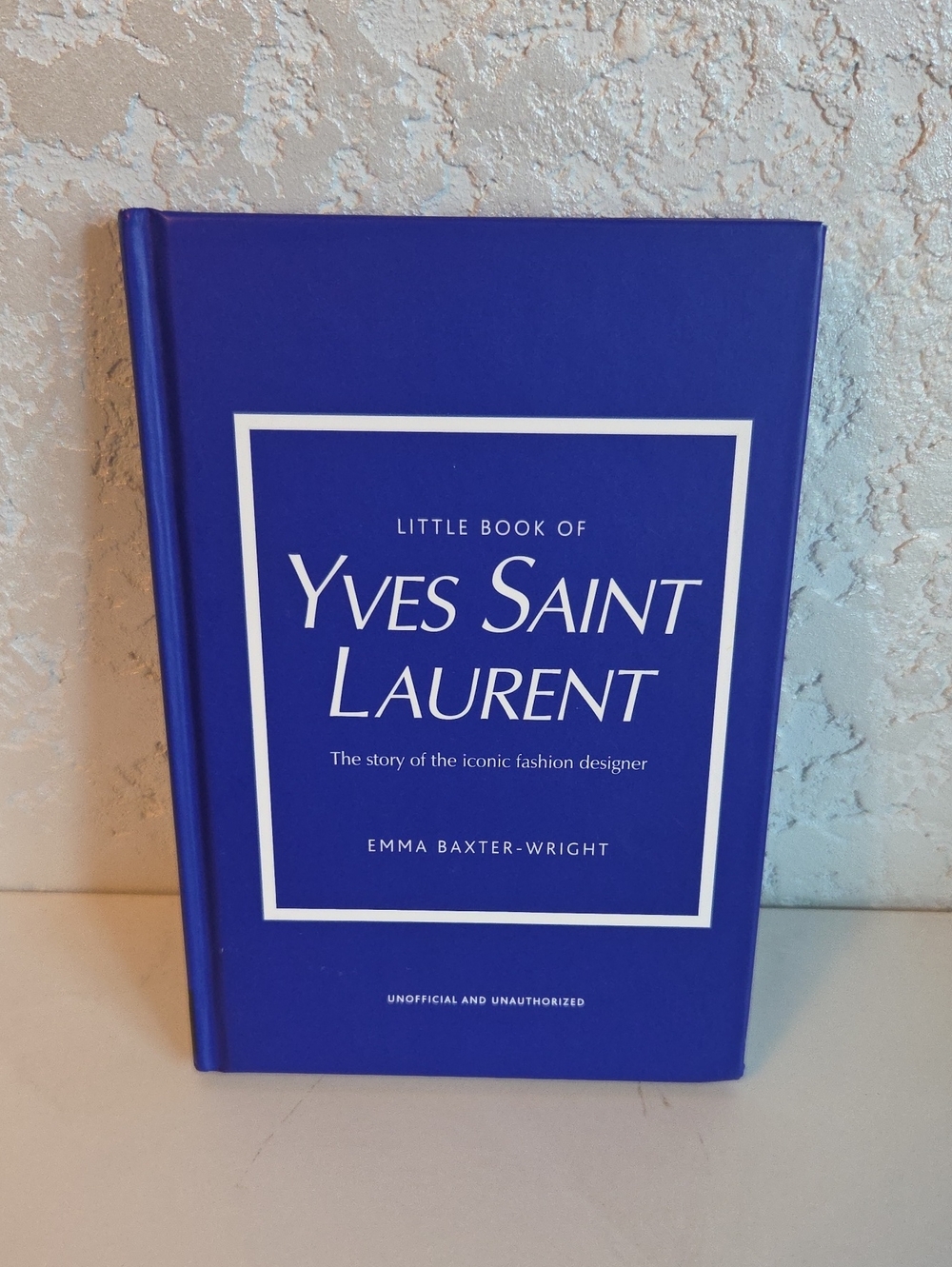 Little Book of Yves Saint Laurent - Blue Hardcover Coffee Table Book